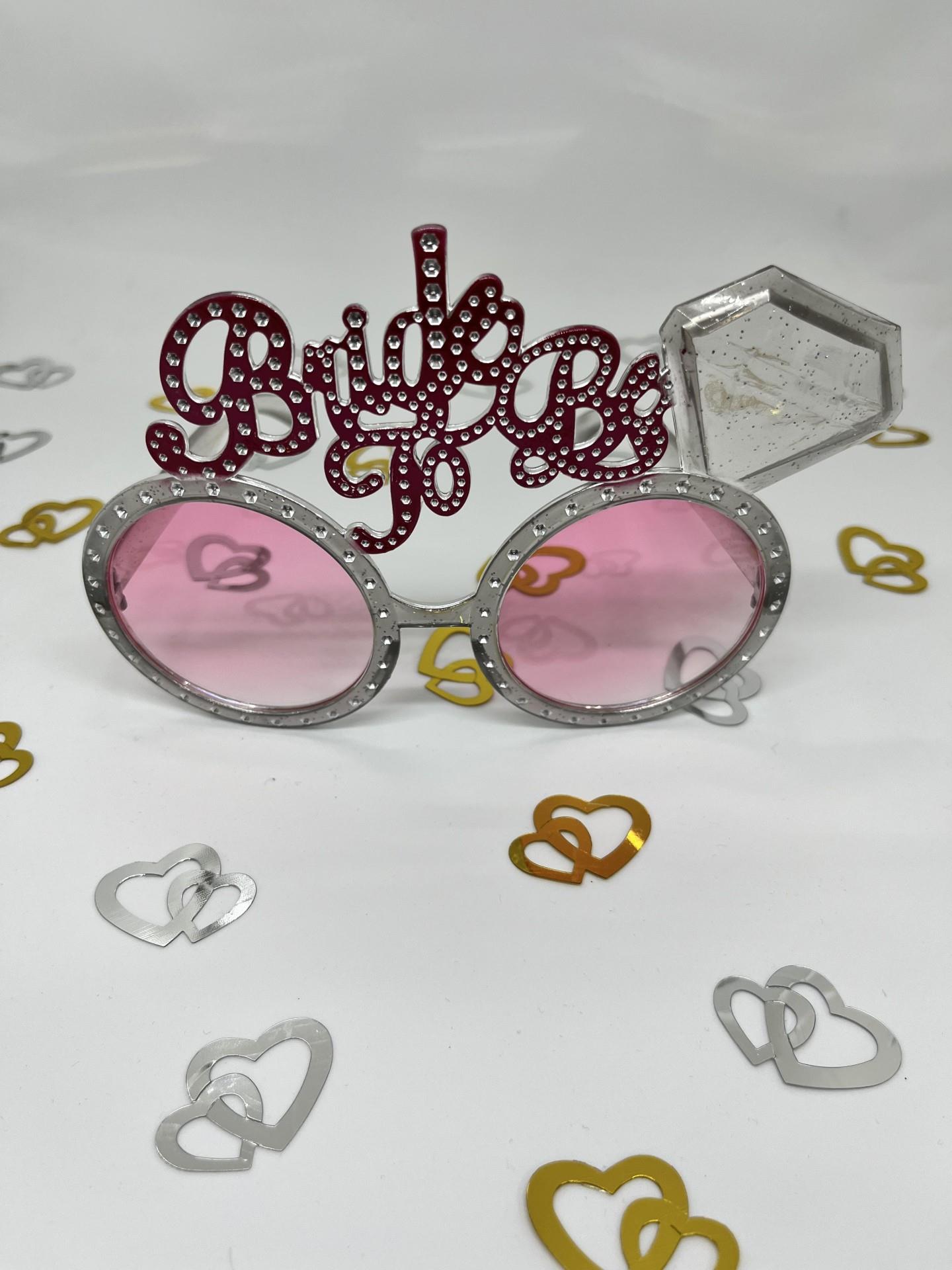 Gözlük Bride To Be Pembe Camlı El yazılı bride bekarlığa veda gözlüğü