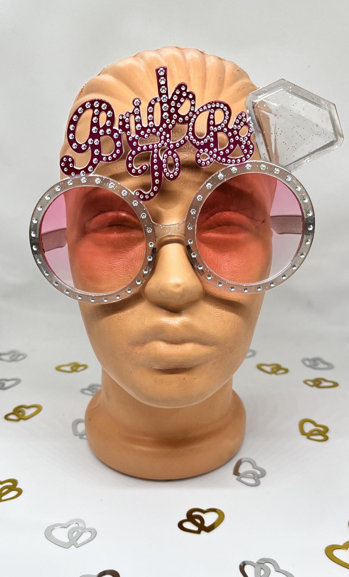 Gözlük Bride To Be Pembe Camlı El yazılı bride bekarlığa veda gözlüğü