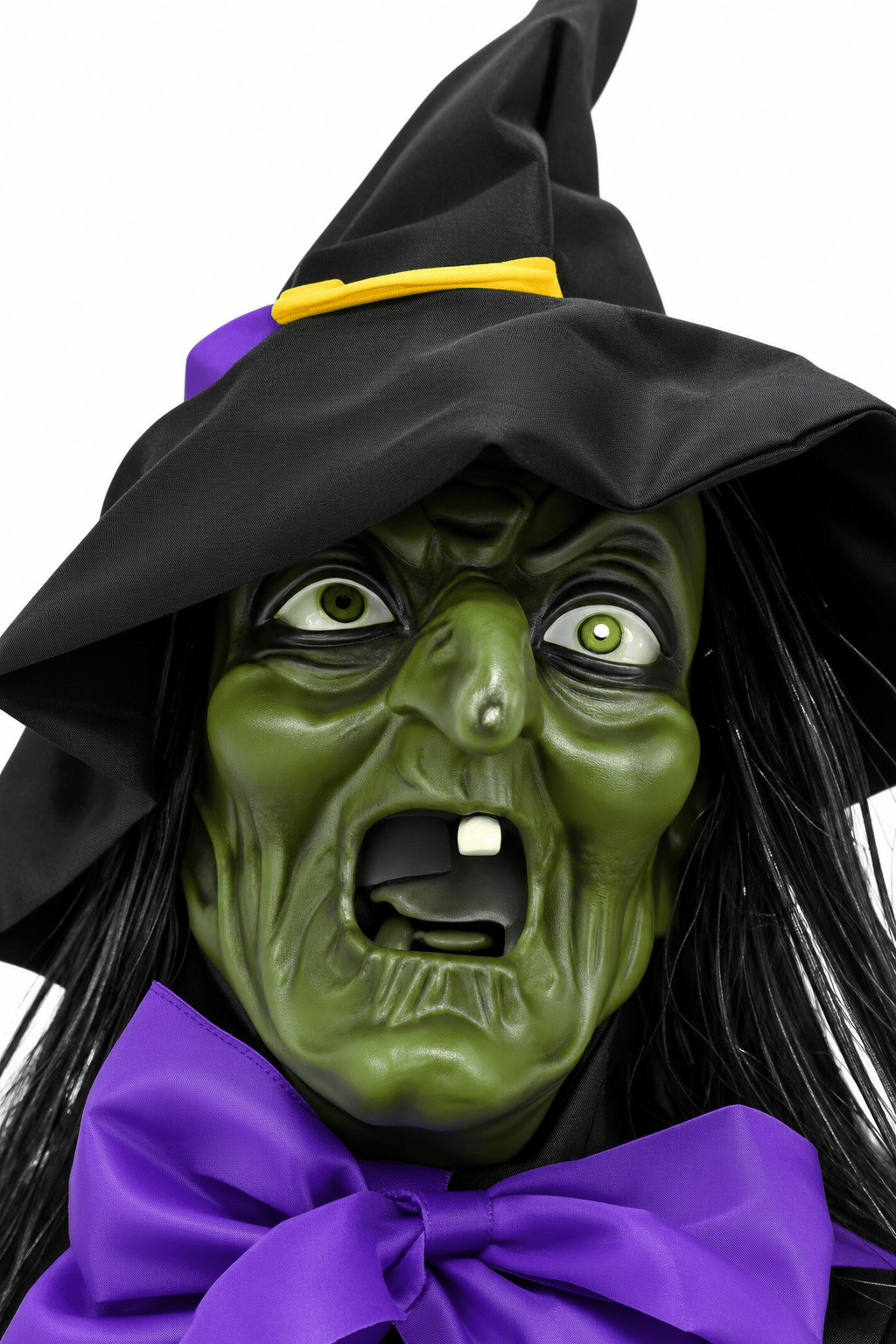 Halloween 44 cm Sesli Sallanan Cadı Dekoru Sandalyeli