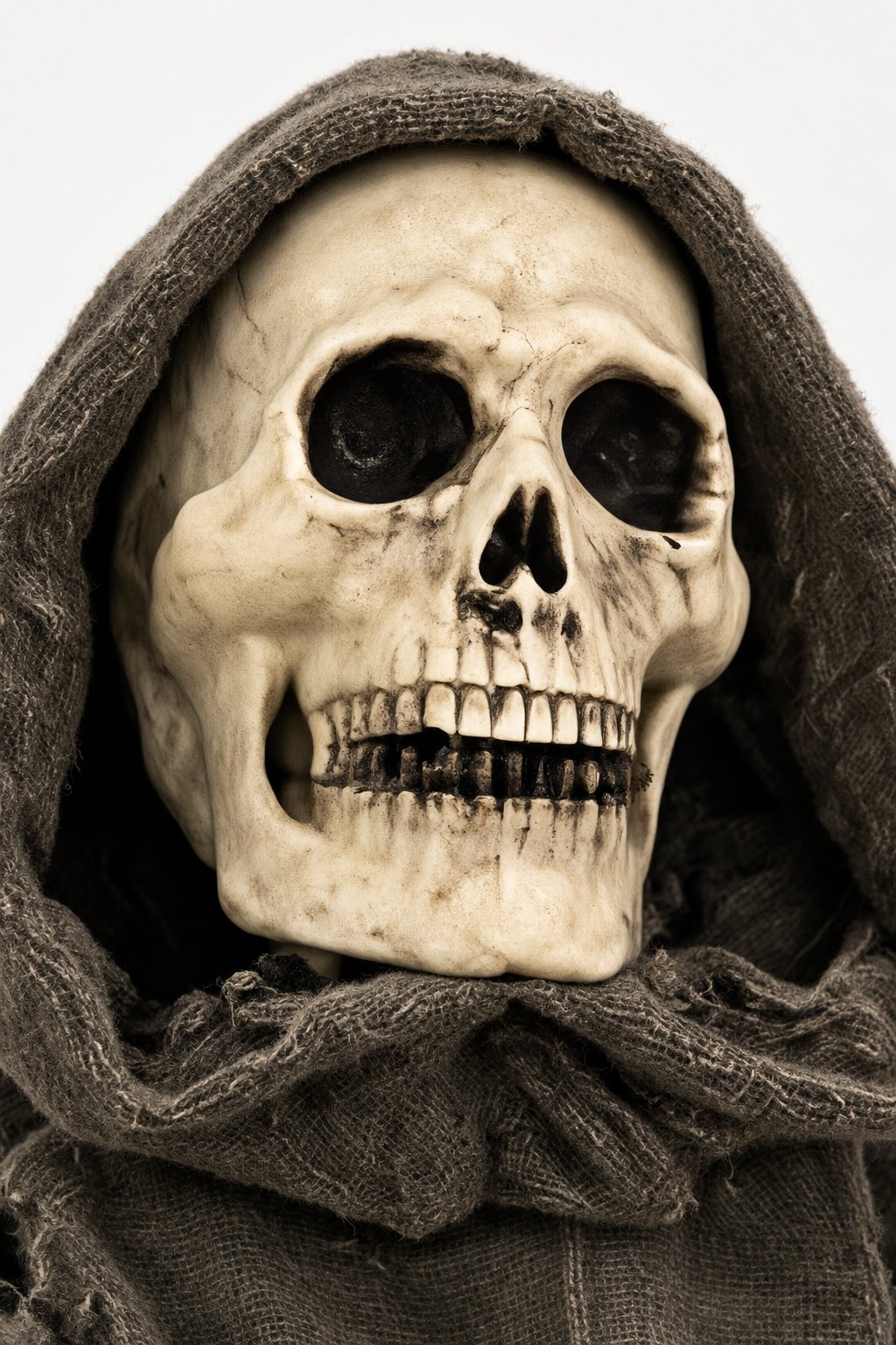 Halloween 44 cm Sesli Sallanan İskelet Dekoru Sandalyeli