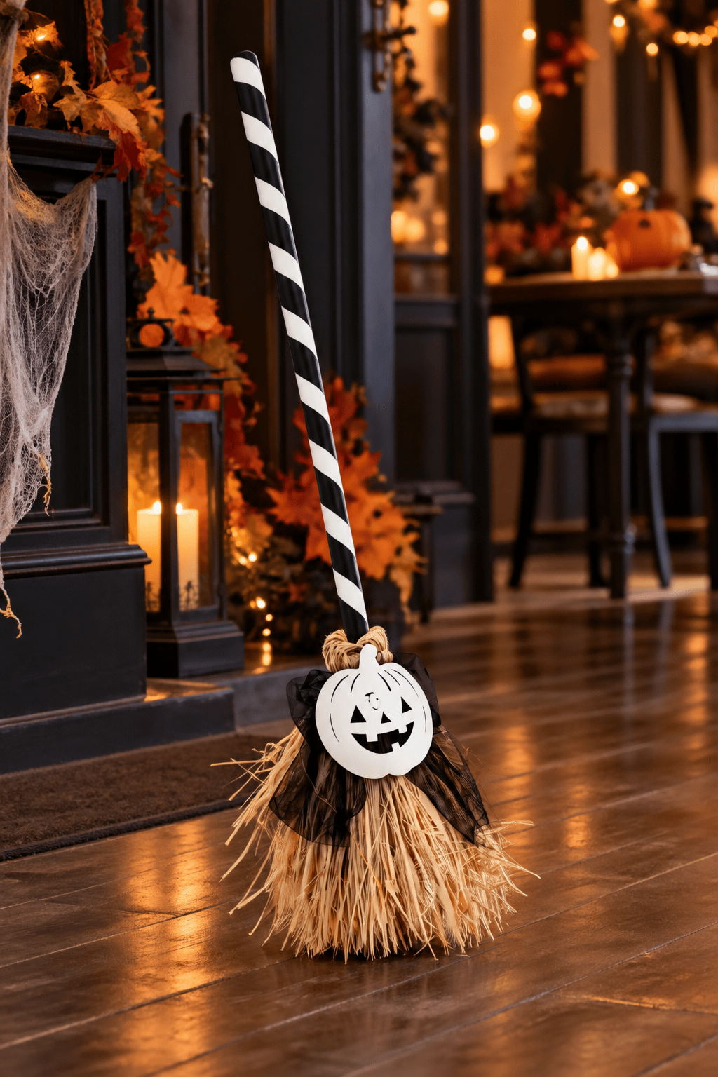 Halloween 79 CM Dans Eden Yürüyen sesli ışıklı süpürge