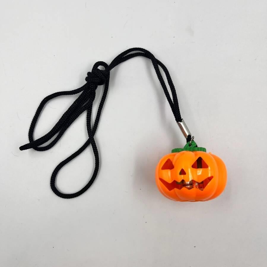 Halloween Balkabağı Işıklı Kolye