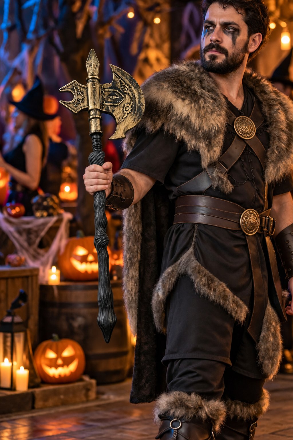 Halloween Balta Plastik Kostüm Baltası 64 cm cadılar bayramı