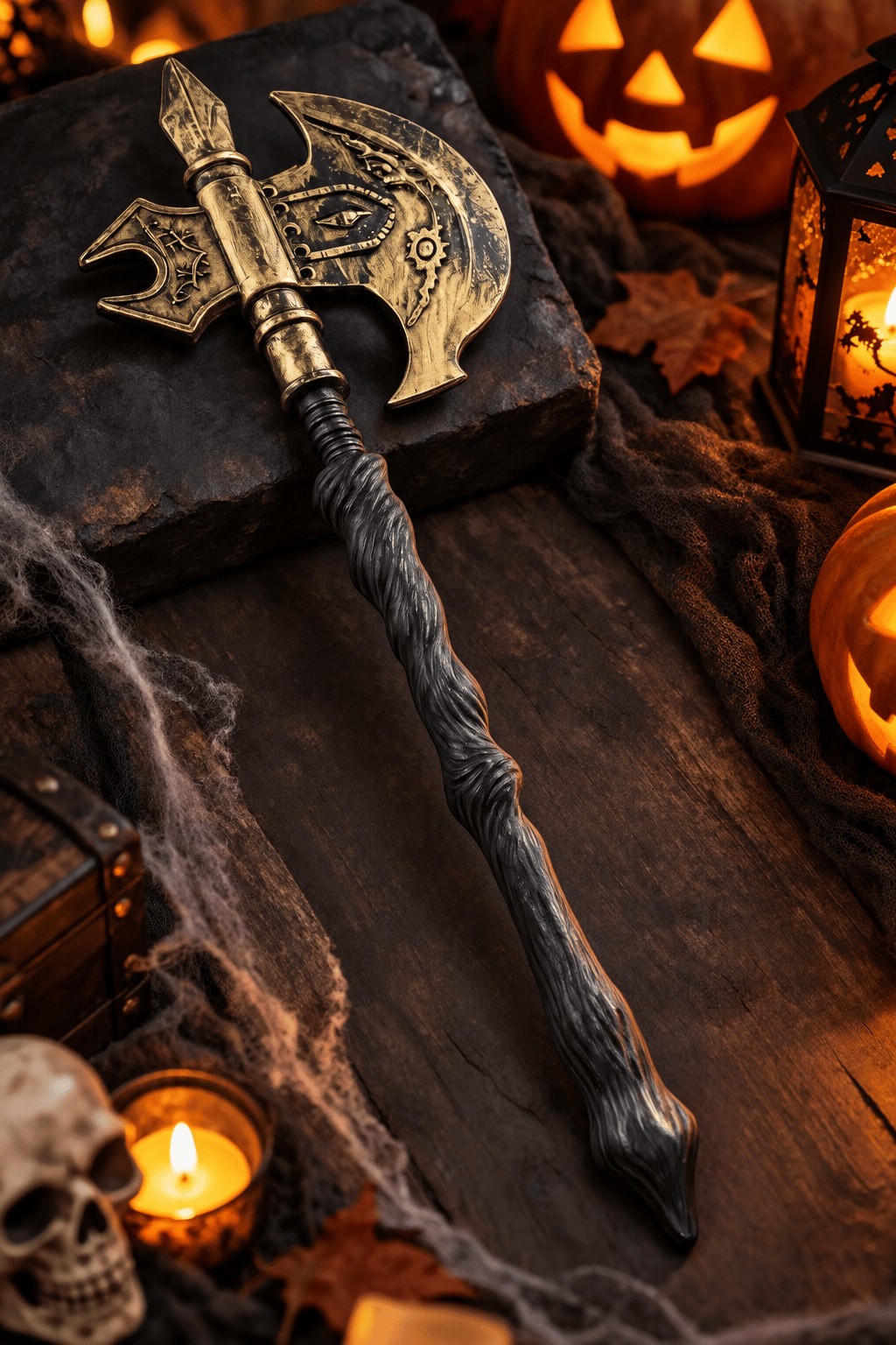Halloween Balta Plastik Kostüm Baltası 64 cm cadılar bayramı
