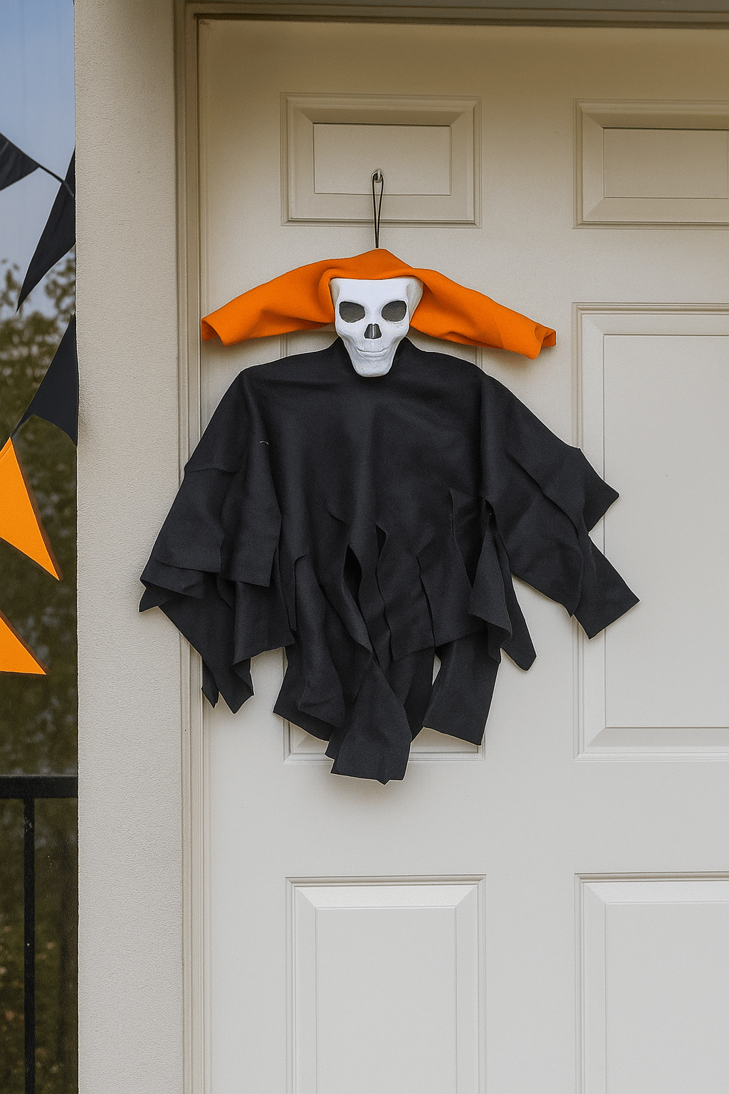 Halloween Cadı.Bayİskelet Beyaz kafalı KORK.si-tur
