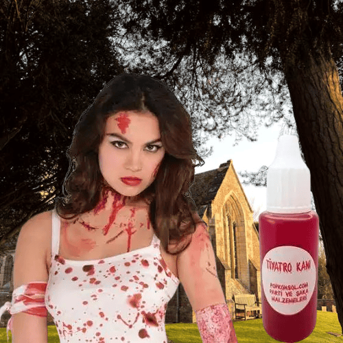 Halloween Cadılar Bayramı 20 cc Yapay Dracula Kanı Tiyatro Yapaykan