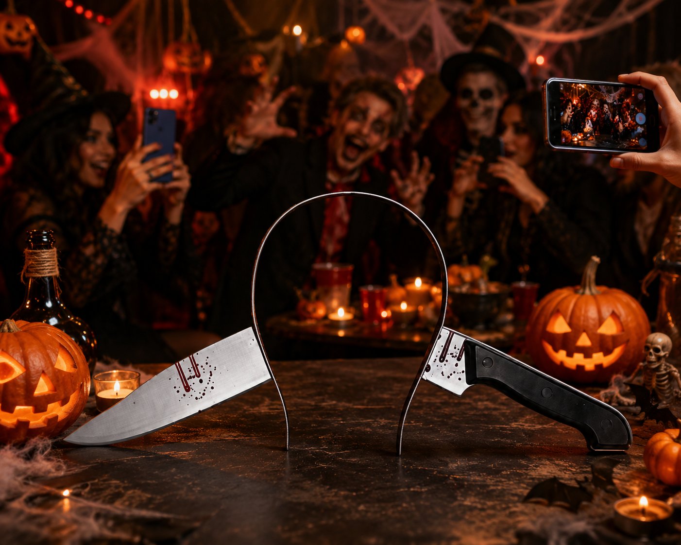 Halloween Cadılar Bayramı  Bıçak modeli Taç