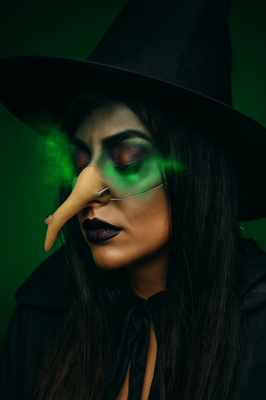 Halloween Cadılar Bayramı Cadı Burnu Yumuşak Silikon Korku Aksesuarı