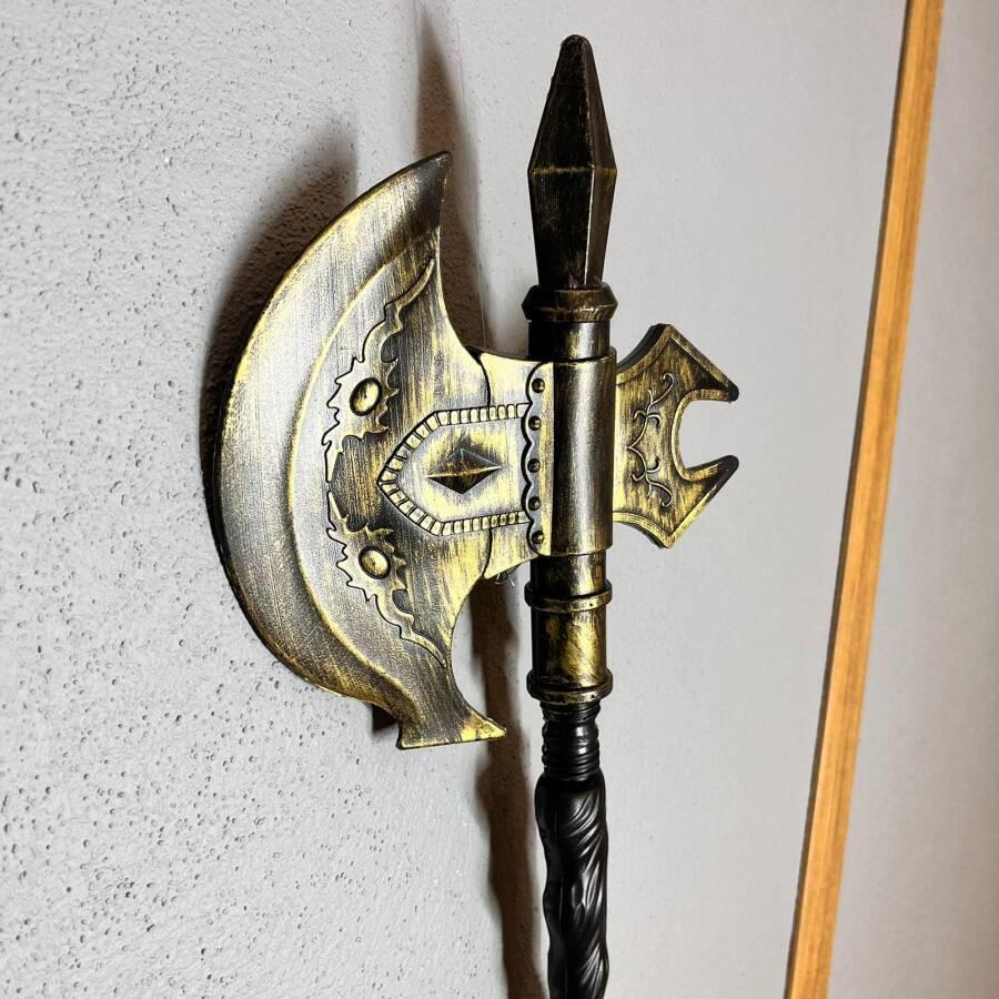 Halloween Cadılar Bayramı Çubuklu  Eskitme Balta 65 Cm Parti Aksesuarı