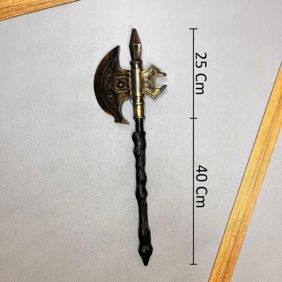 Halloween Cadılar Bayramı Çubuklu  Eskitme Balta 65 Cm Parti Aksesuarı