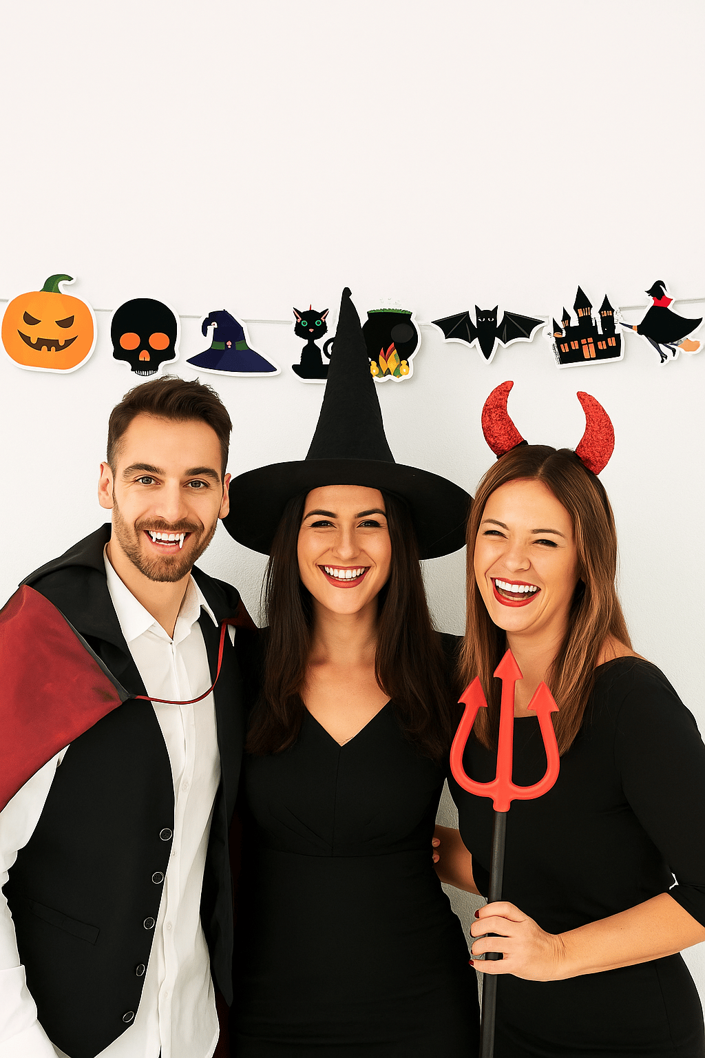 Halloween Cadılar Bayramı Dekoratif Banner 180 cm 8 Farklı Cadılar Bayramı Temalı cm