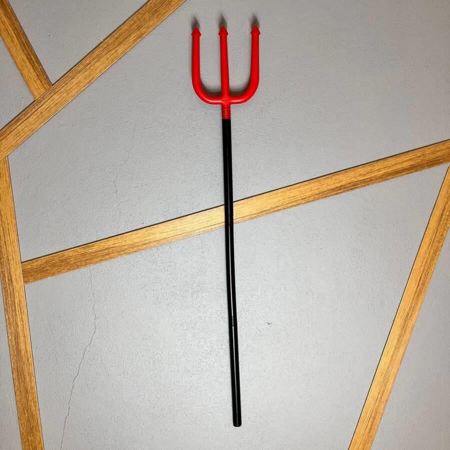 Halloween Cadılar Bayramı Geçmeli Çubuklu Şeytan Mızrağı 110 cm Korku Aksesuarı