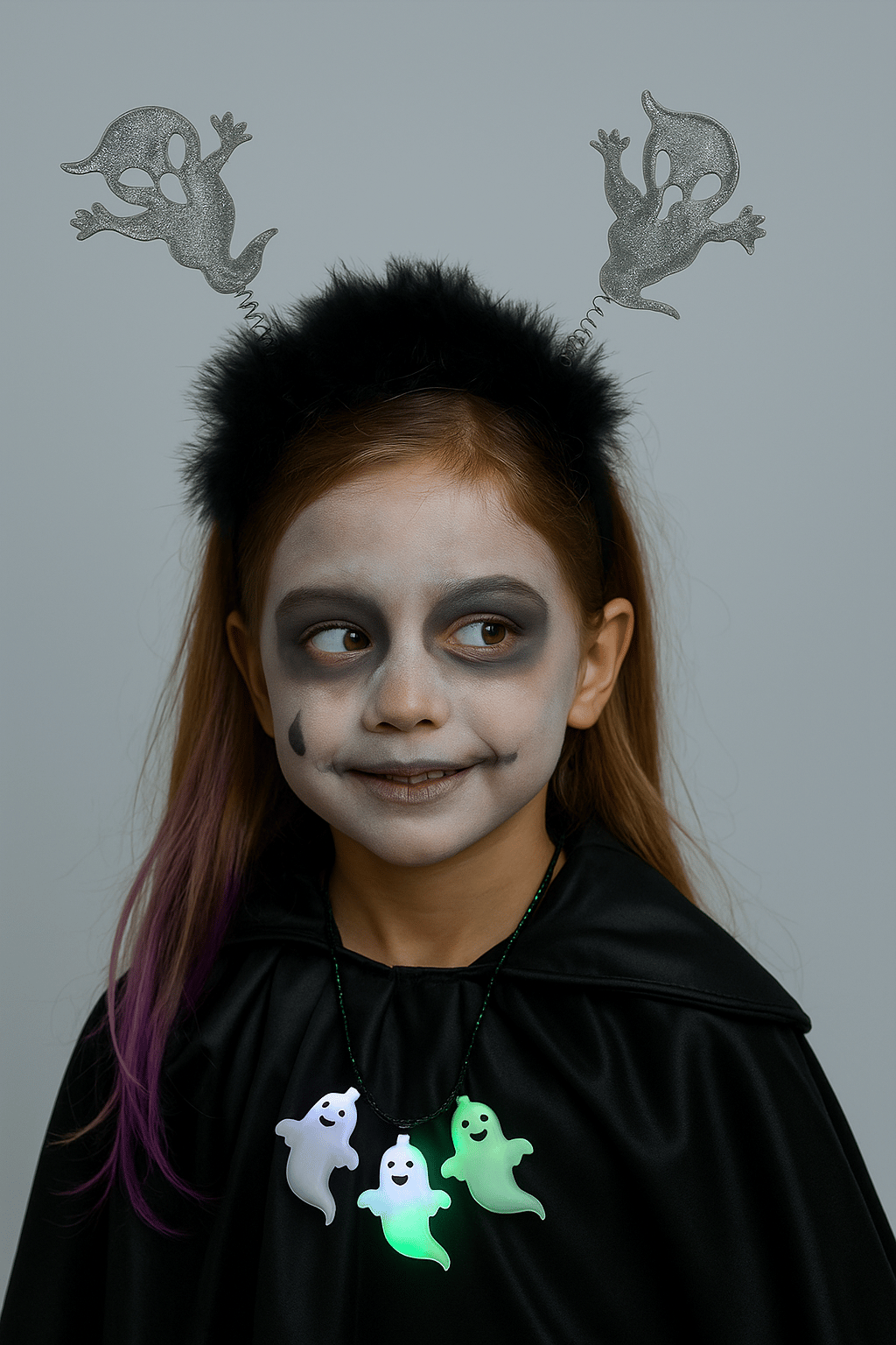 Halloween Cadılar Bayramı Taç Hayalet Simli Parlak