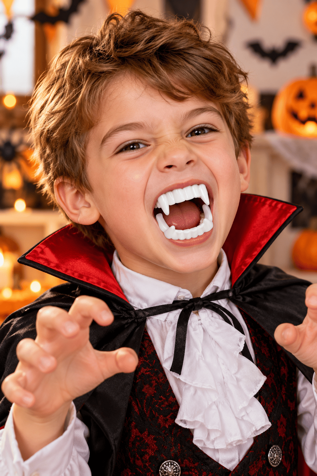 Halloween Cadılar Bayramı Vampir diş Çocuk Tekli Paketli
