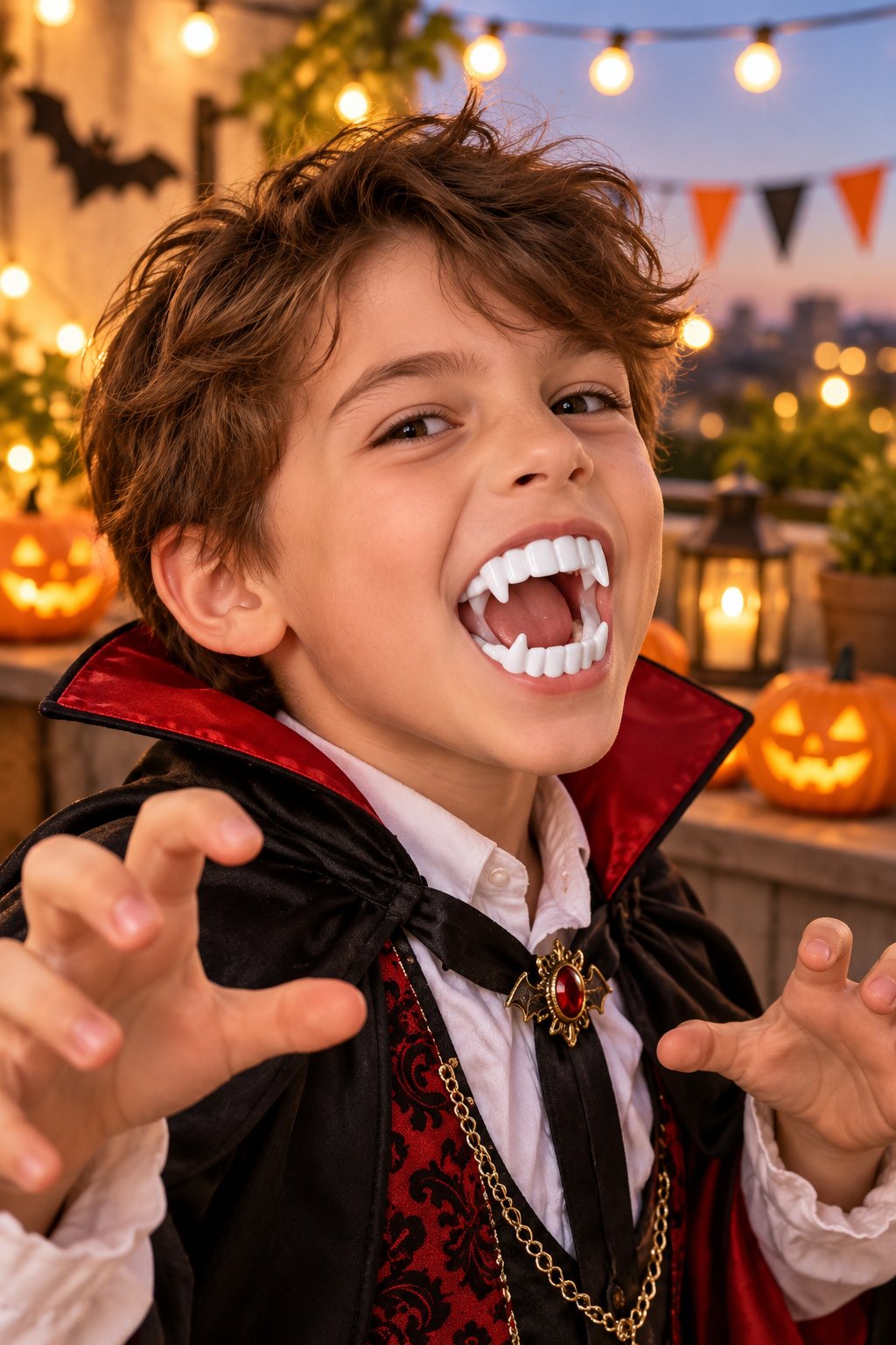Halloween Cadılar Bayramı Vampir diş Çocuk Tekli Paketli