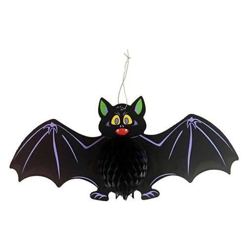 Halloween Cadılar Bayramı Yarasa Petek Asma süs 60*28