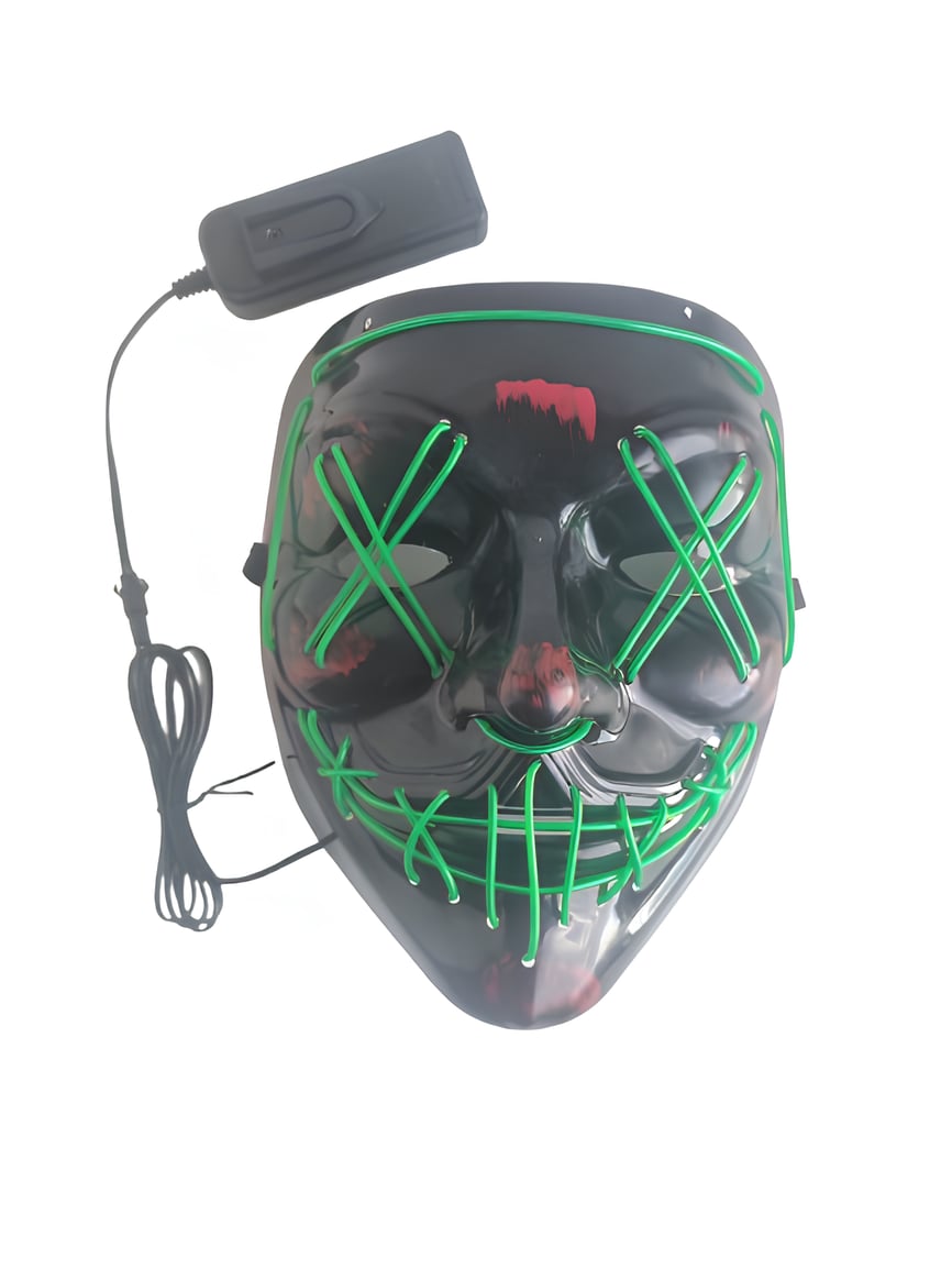 Halloween Cadılar Bayramı Yeşil Işıklı Maske