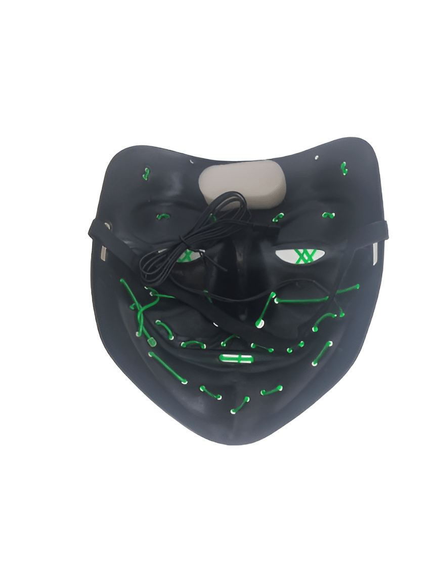 Halloween Cadılar Bayramı Yeşil Işıklı Maske