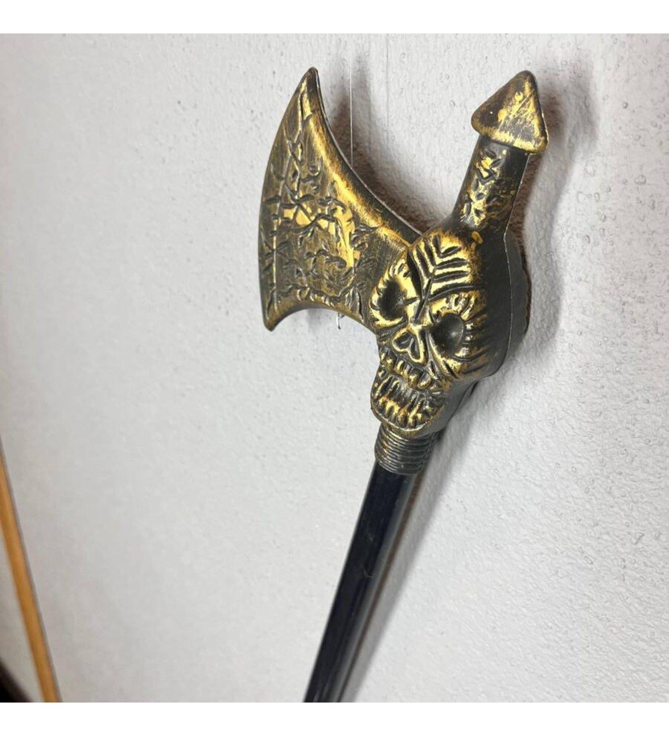 Halloween Çubuklu Eskitme Balta 55 Cm cadılar bayramı parti kostümleri