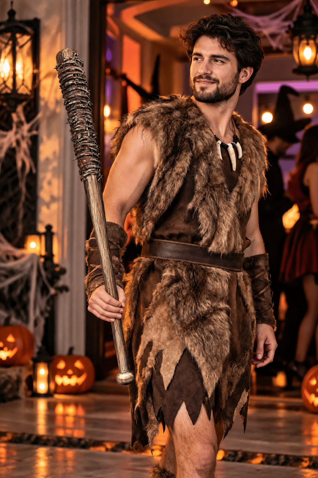 Halloween Dikenli Sopa 62 cm Plastik Cadılar Bayramı