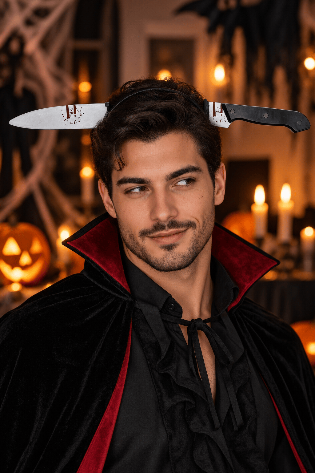 Halloween Hallowen Bıçak modeli Taç