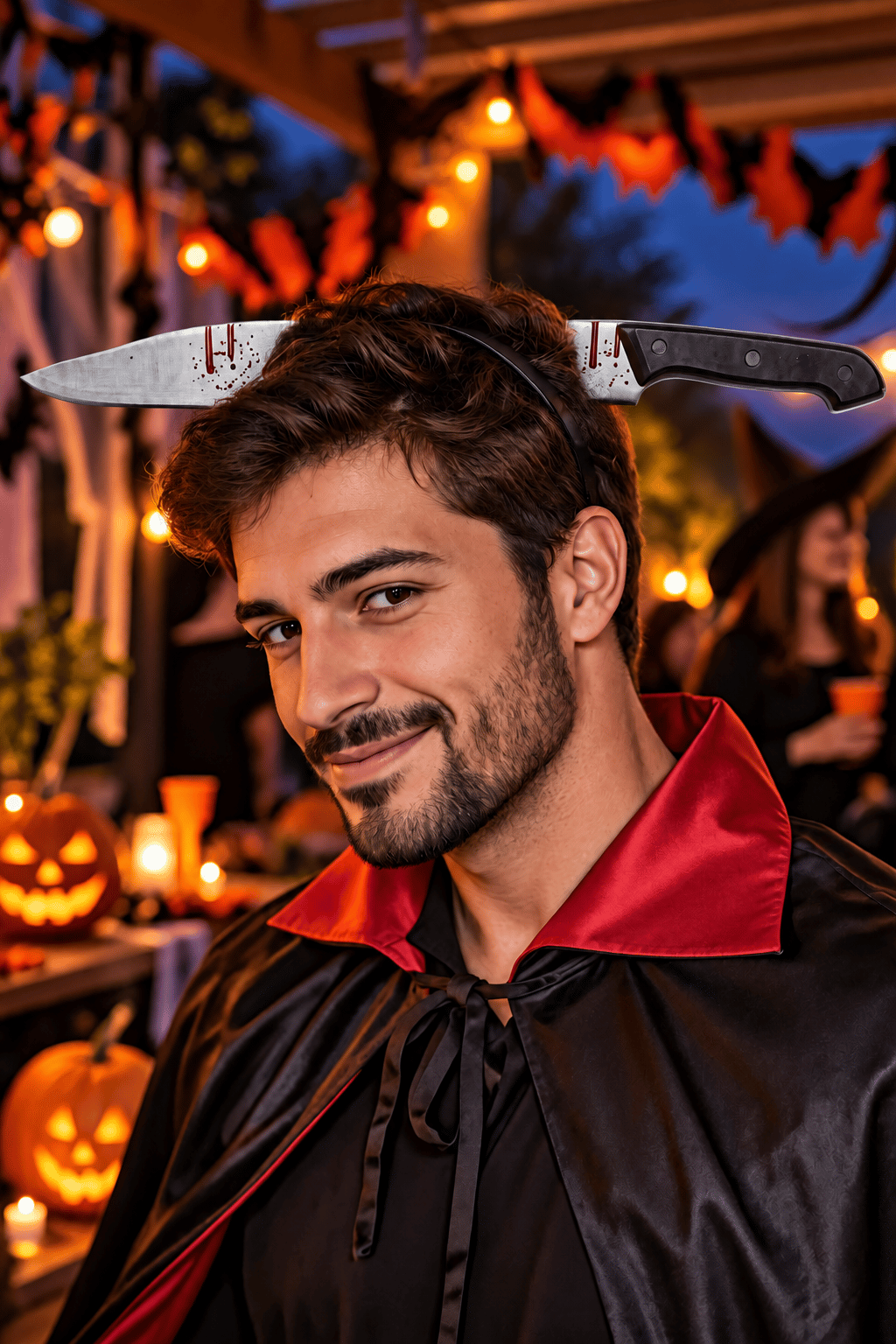 Halloween Hallowen Bıçak modeli Taç