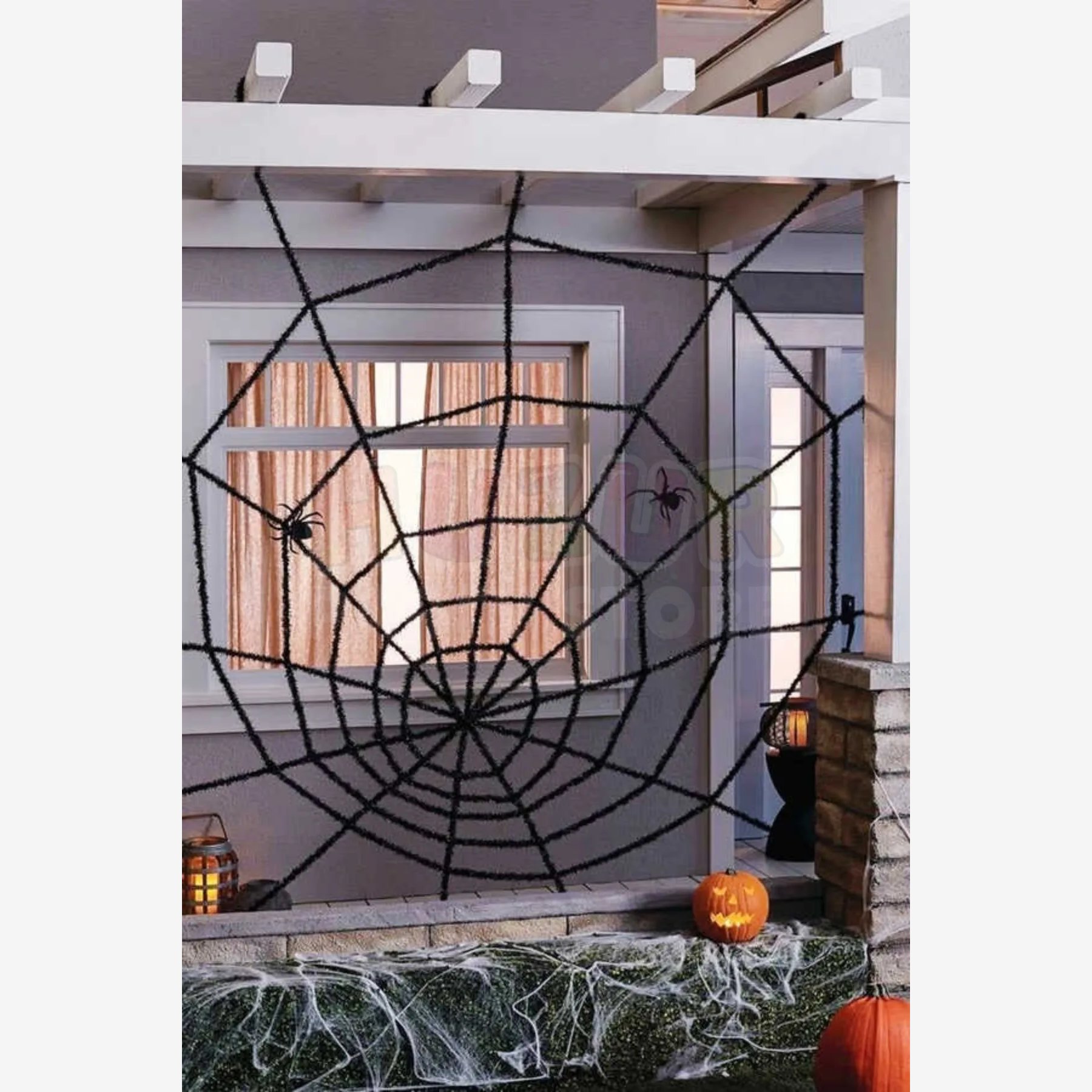 Halloween Hallowen Cadılar Bayramı Örümcek Ağı siyah 250*250cm