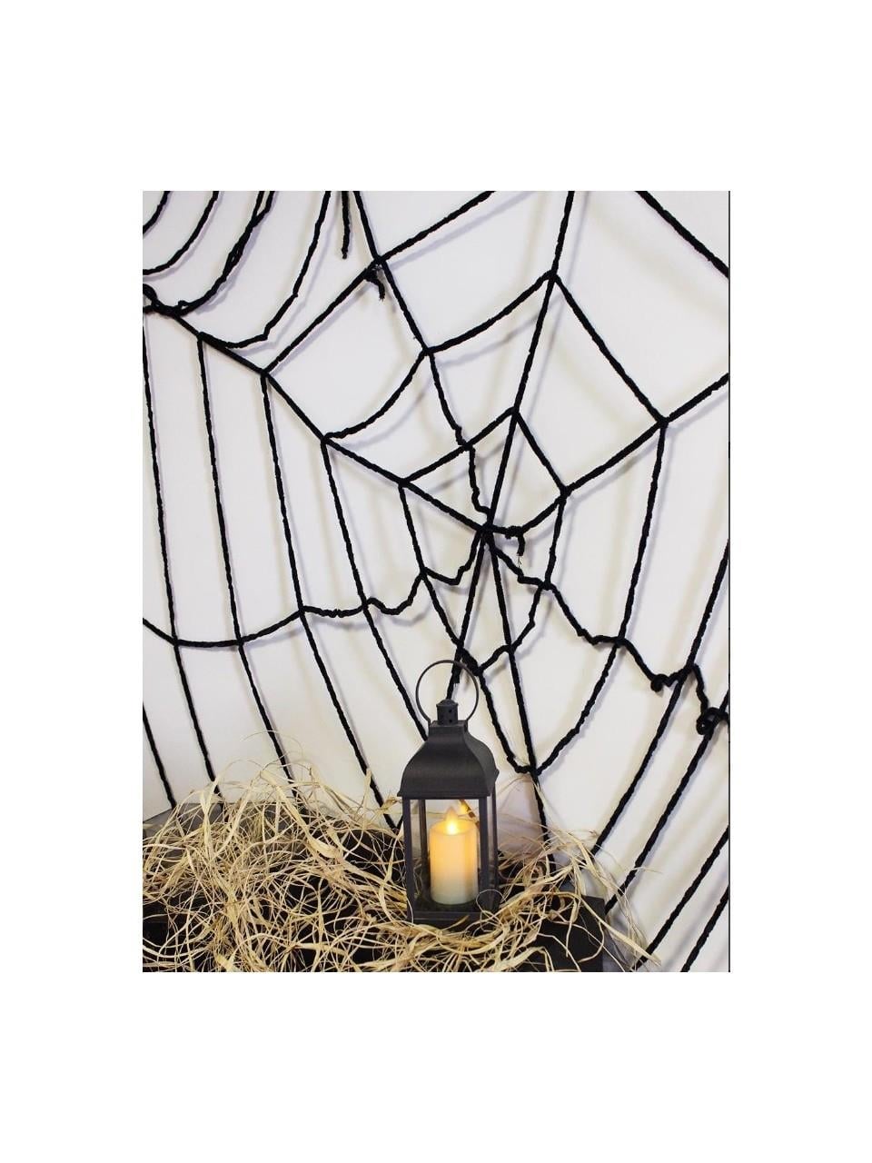 Halloween Hallowen Cadılar Bayramı Örümcek Ağı siyah 250*250cm