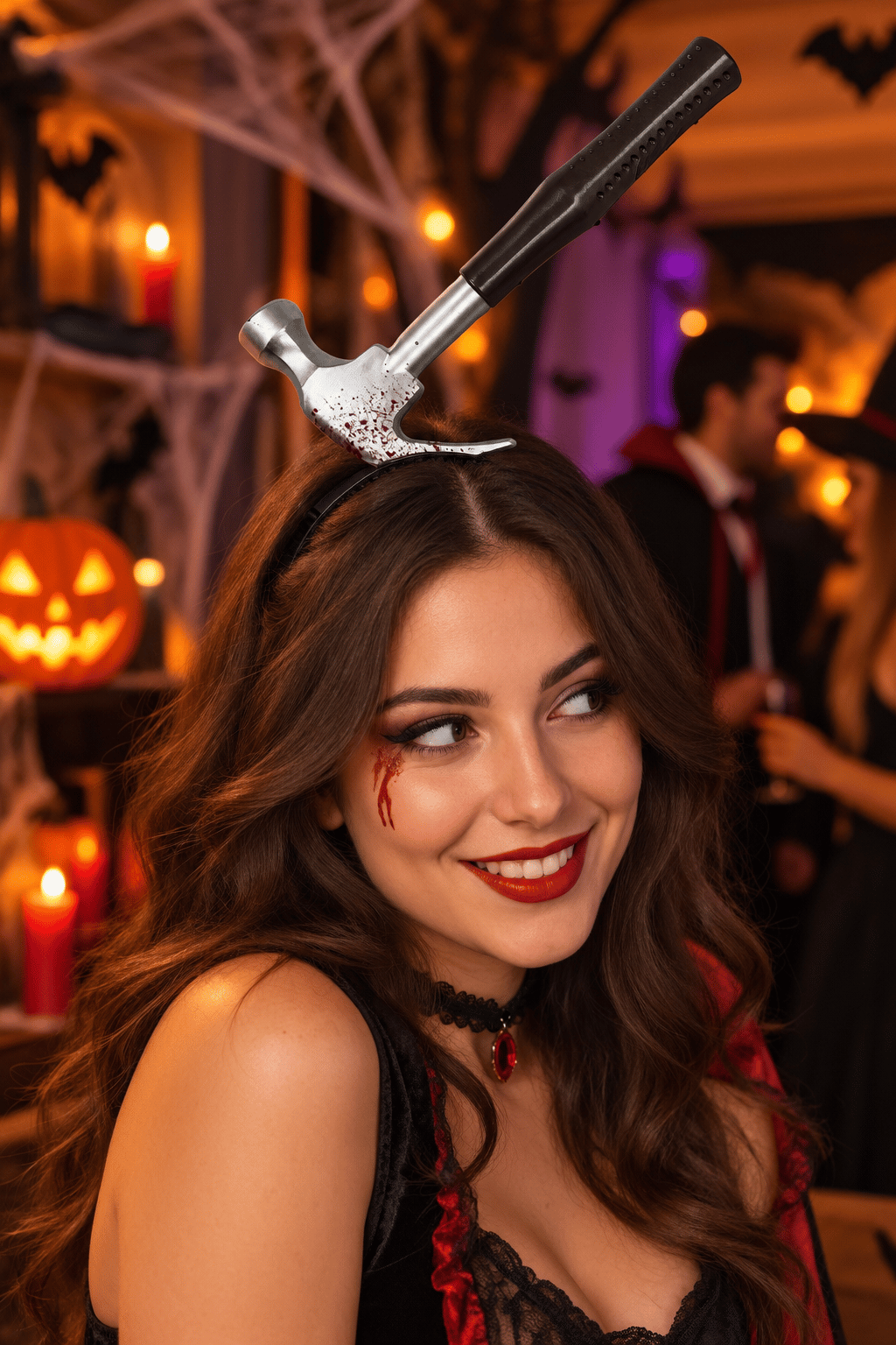 Halloween Hallowen Çekiç modeli Taç