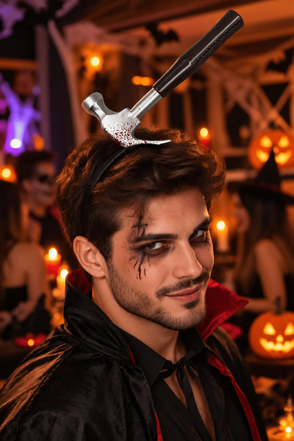 Halloween Hallowen Çekiç modeli Taç