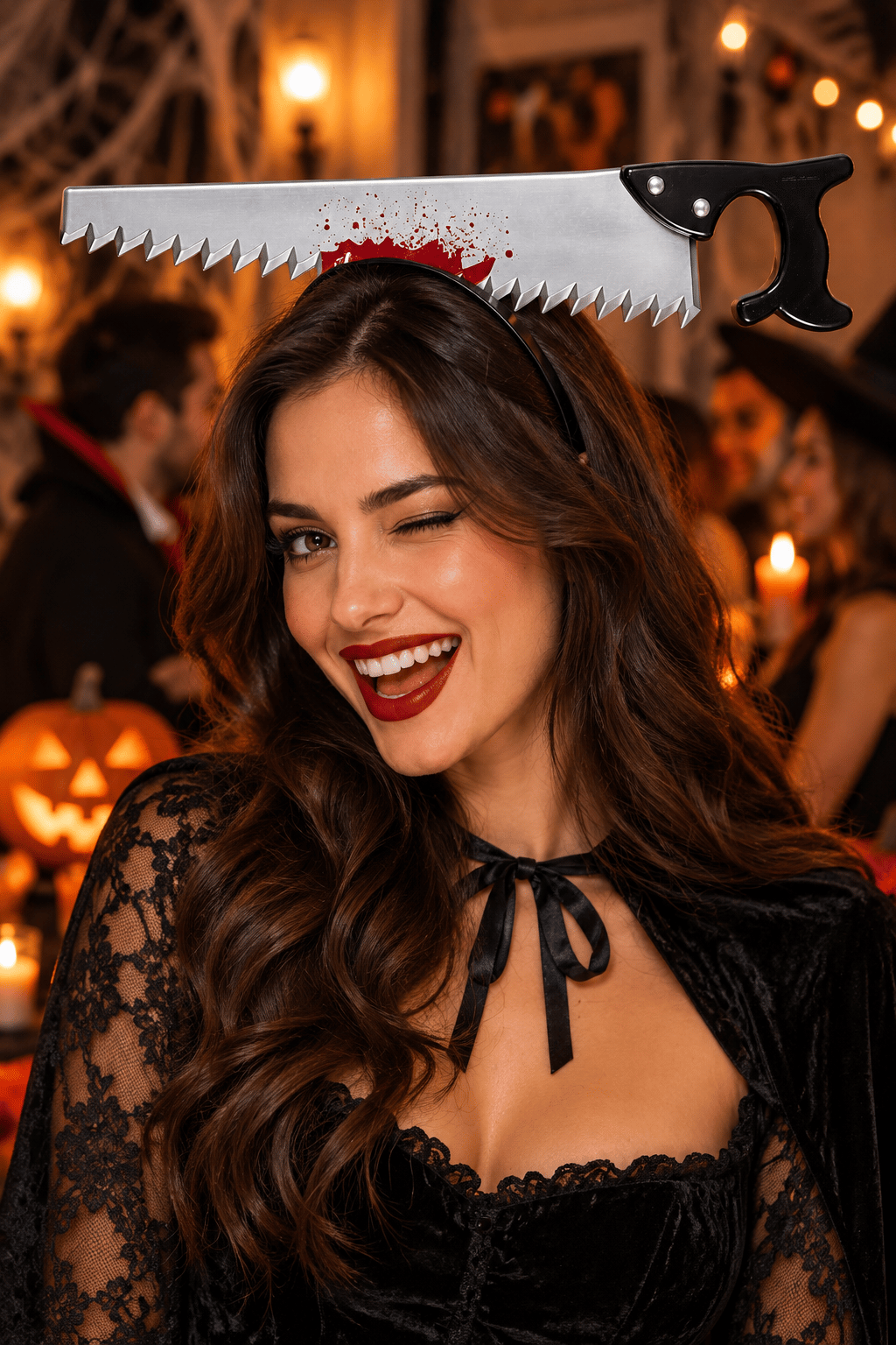 Halloween Hallowen Testere modeli Taç