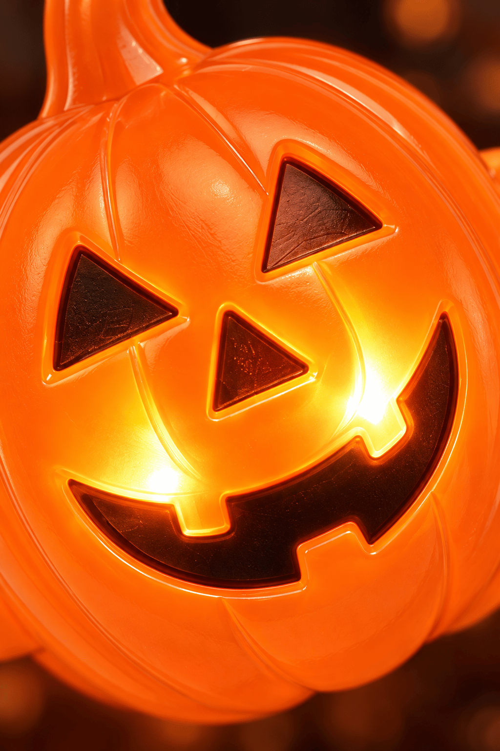 Halloween Işıklı Halloween Yüzüğü Bal Kabağı
