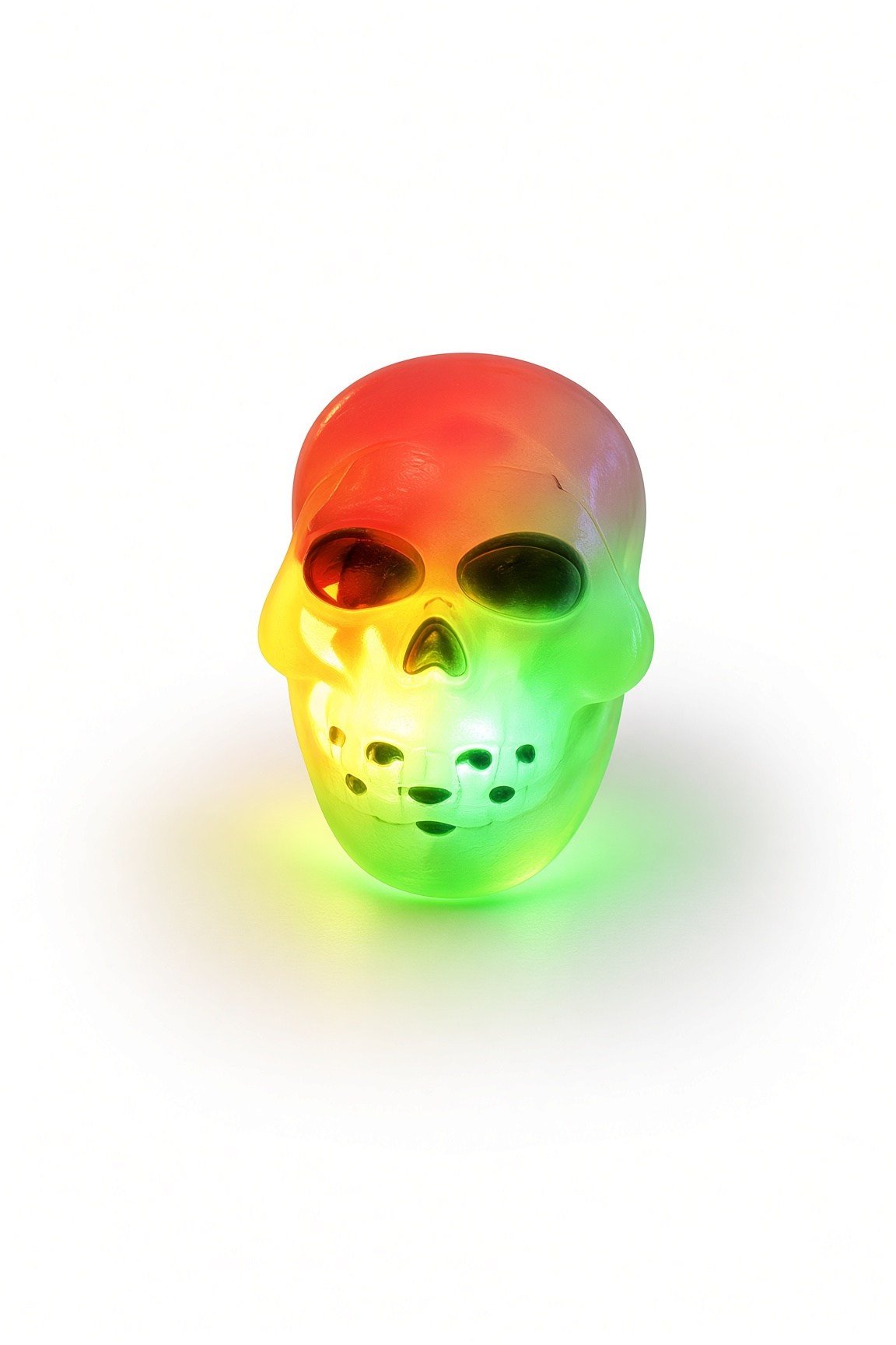 Halloween Işıklı Halloween Yüzüğü Kuru Kafa