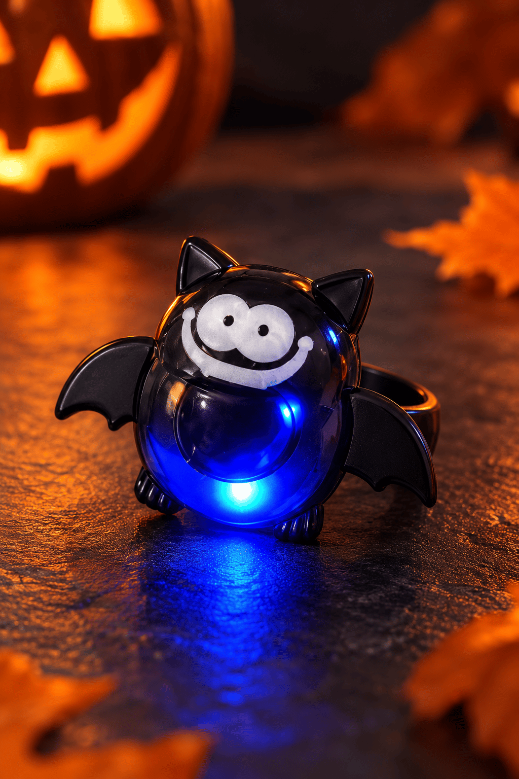 Halloween Işıklı Halloween Yüzüğü YARASA