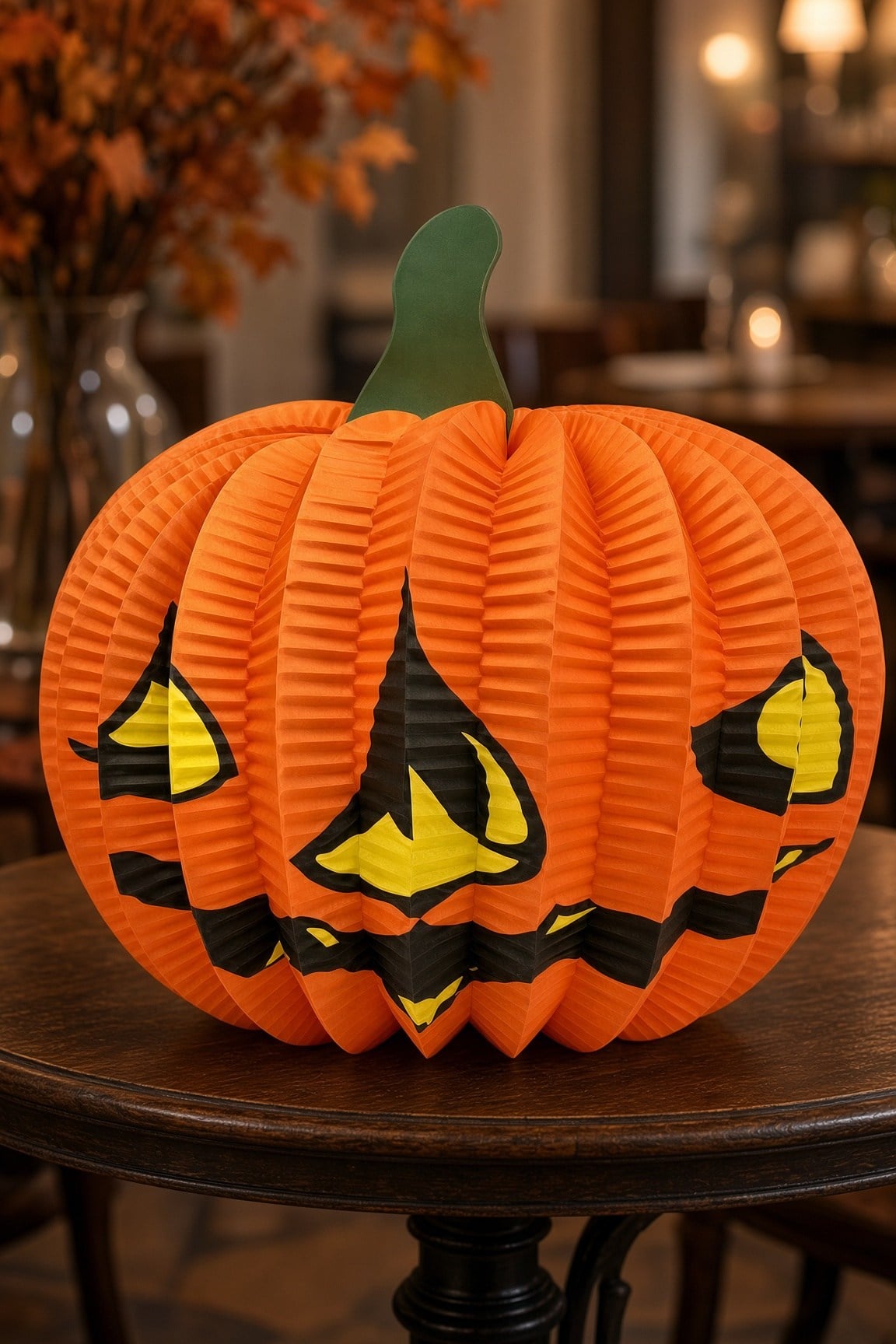 Halloween Kabak Petek Süs  Asma Süs Turuncu Balkabağı Dekor