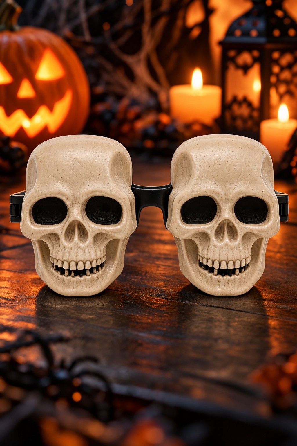 Halloween Kuru Kafa Gözlük Cadılar Bayramı