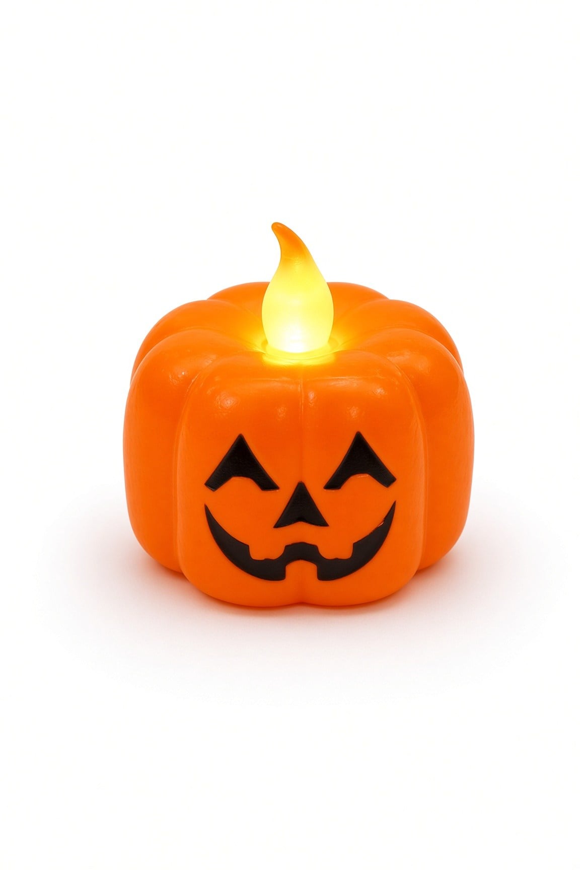 Halloween LED Balkabağı Mum Işıklı Pilli Dekoratif Mum Seti