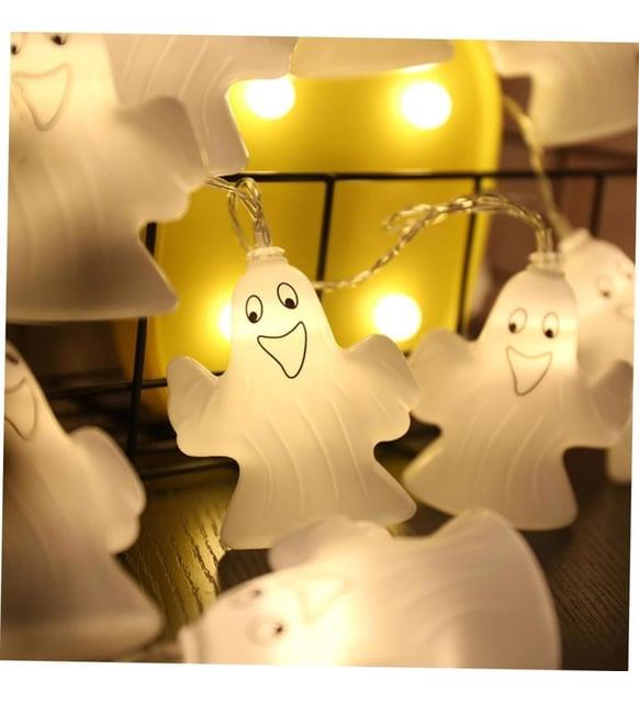 Halloween Led Işık Hayalet 8 cm 10 Lu