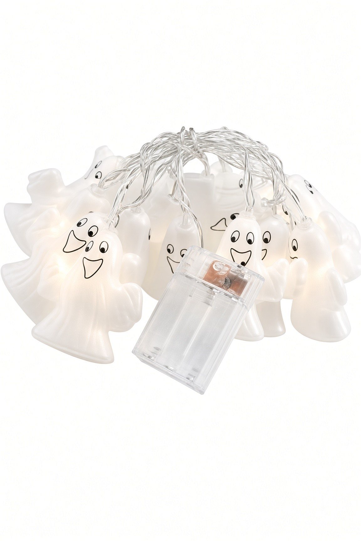 Halloween Led Işık Hayalet 8 cm 10 Lu