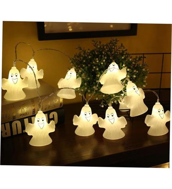 Halloween Led Işık Hayalet 8 cm 10 Lu