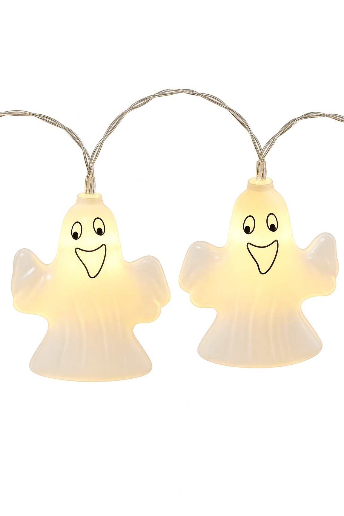 Halloween Led Işık Hayalet 8 cm 10 Lu