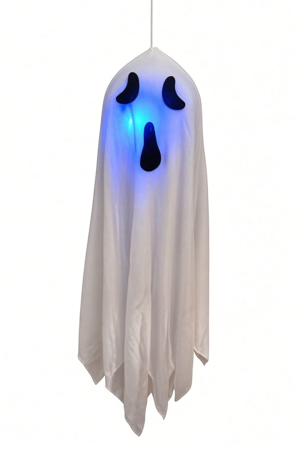 Halloween LED Işıklı Hayalet Süs 47 cm Asma Dekor Cadılar Bayramı