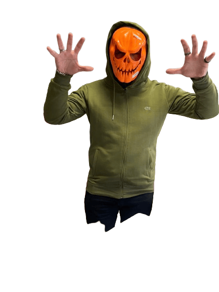 Halloween Maske Bal Kabağı Fileli Pumpkin Surat Turuncu Balkabağı Korku Makesi