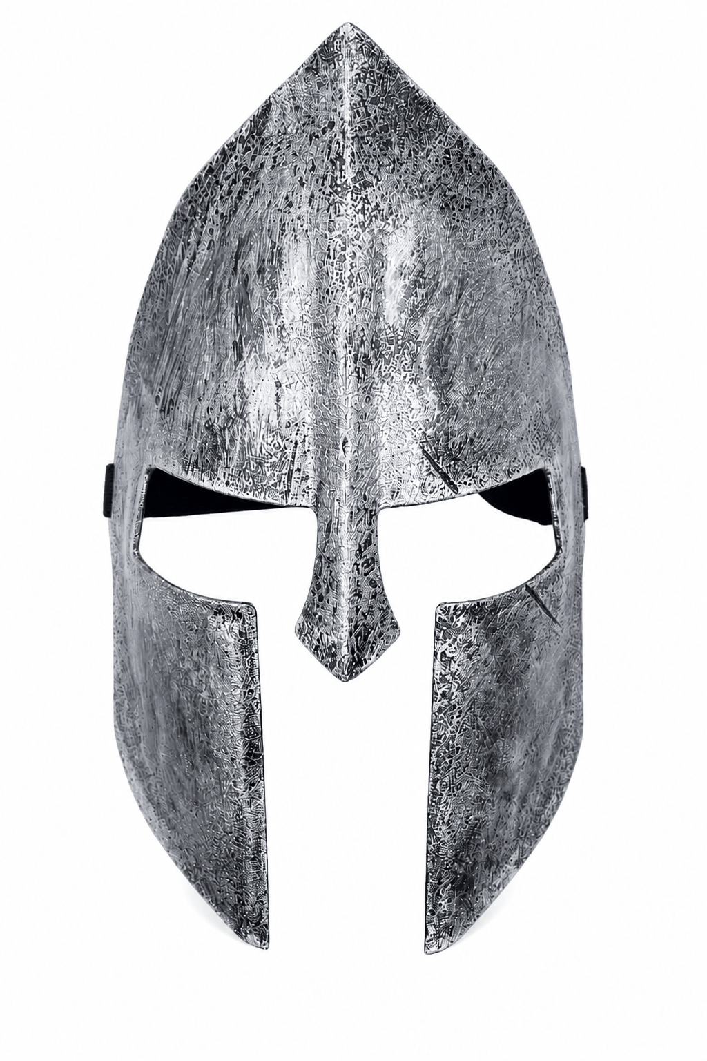 Halloween Maske Gladyatör Eskitme Gümüş