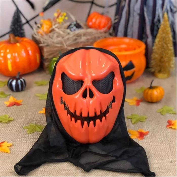 Halloween Maske Pumpkin Surat Turuncu balkabağı