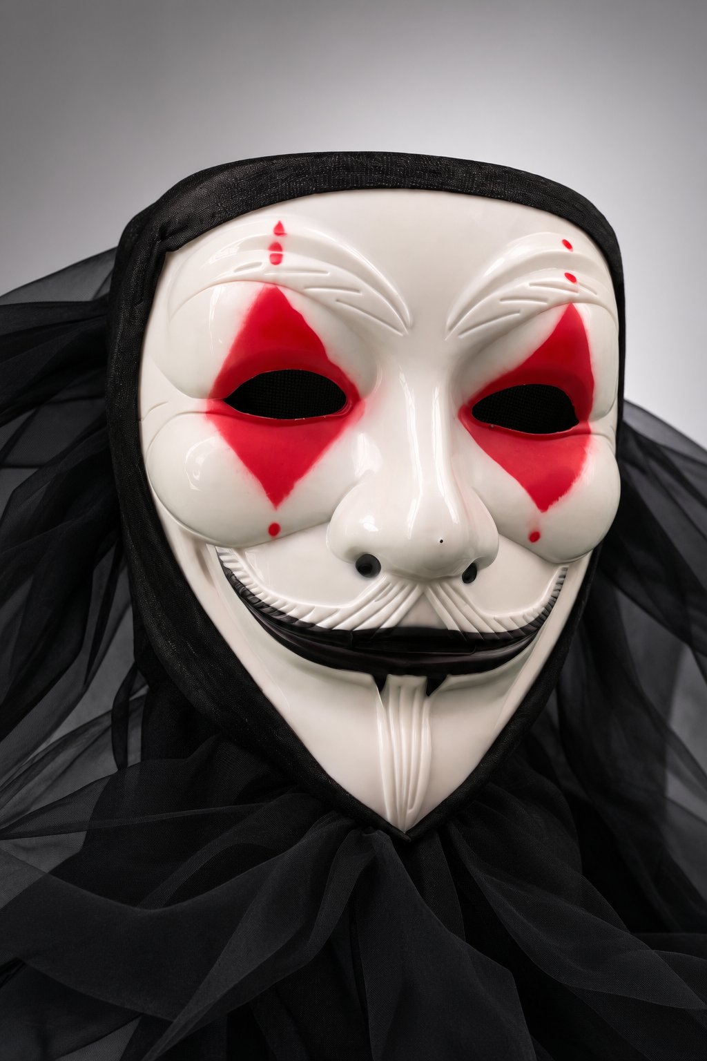 Halloween Maske V For Vandetta Maskesi Vendetta Maske Yılbaşı Halloween Cadılar arkası tüllü