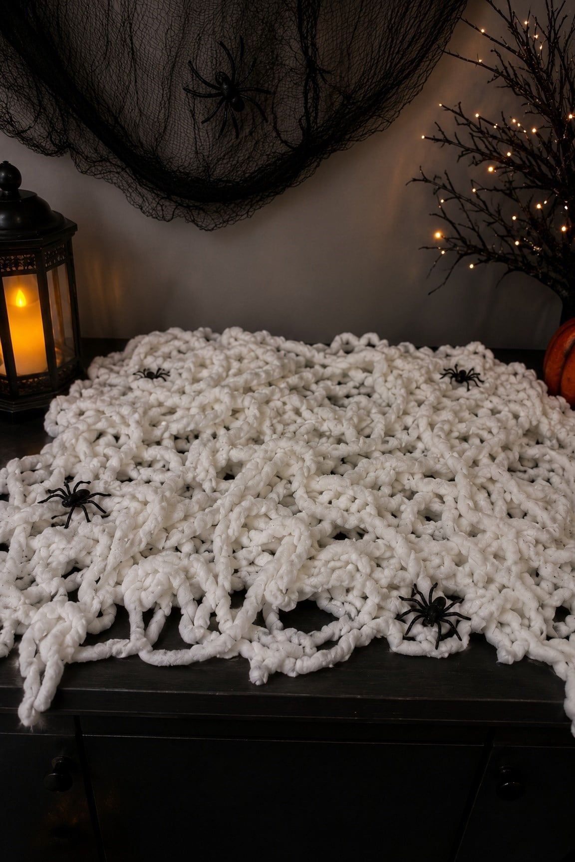 Halloween Örümcek Ağı BEYAZ 160x120 cm Cadılar Bayramı