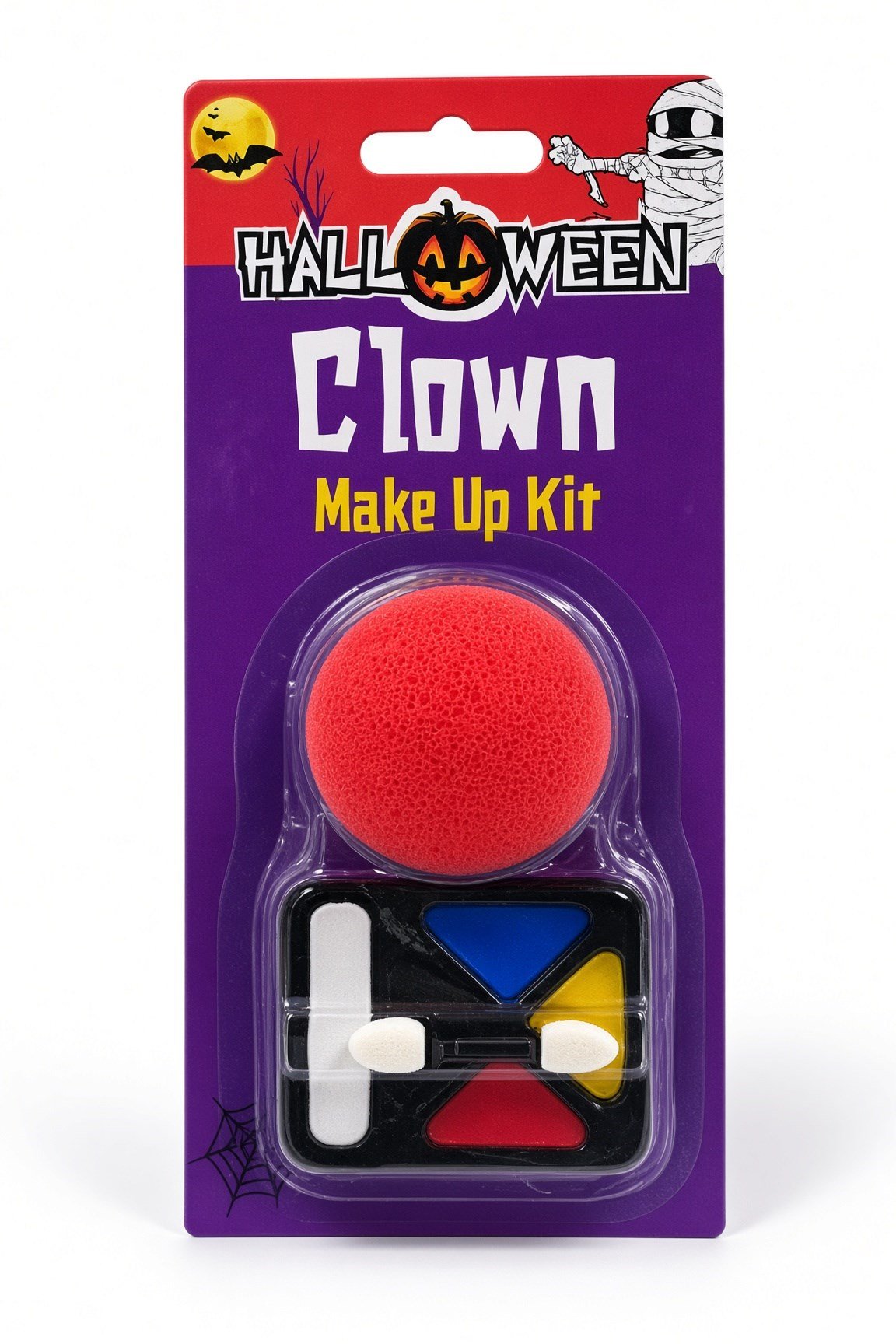 Halloween Palyaço Makyaj Seti Burun ve Yüz Boyası Cadılar Bayramı Parti Kostüm Gösteri Aksesuarı