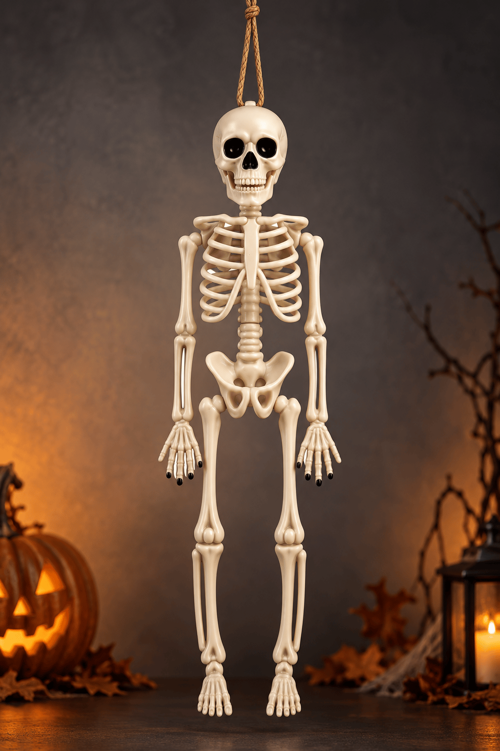 Halloween Süsü 40 Cm Asılabilir İskelet  Dekoratif Korku Parti Süsü