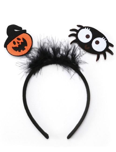Halloween Taç Bal Kabağı ve Örümcekli 2li model